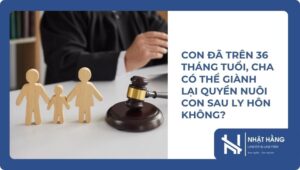 Con Đã Trên 36 Tháng Tuổi, Cha Có Thể Giành Lại Quyền Nuôi Con Sau Ly Hôn Không
