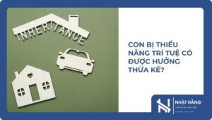 Con bị thiểu năng trí tuệ có được hưởng thừa kế?