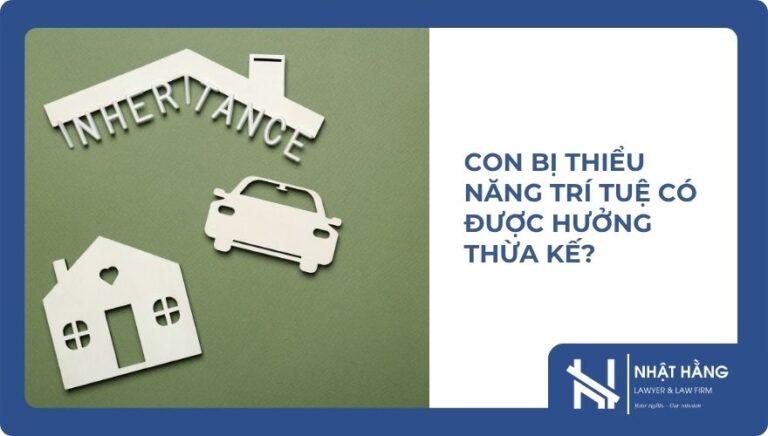 Con bị thiểu năng trí tuệ có được hưởng thừa kế?