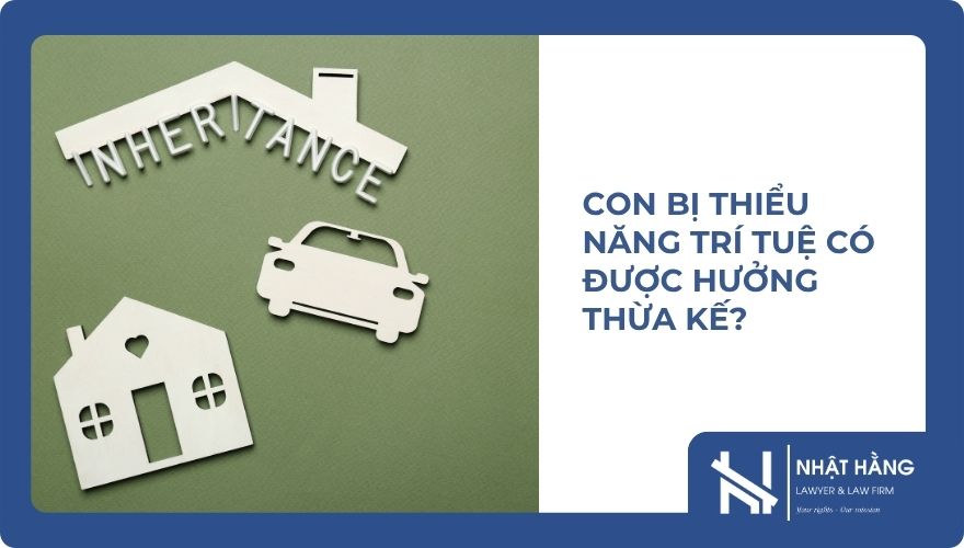 Con bị thiểu năng trí tuệ có được hưởng thừa kế?